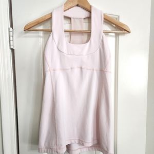 Lululemon Pink Scoop Neck Top Size 6